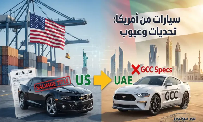 عيوب السيارات المستوردة من امريكا: 5 تحديات خطيرة